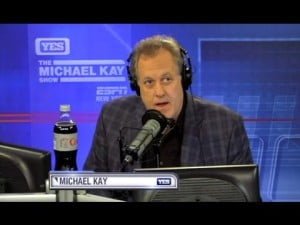 Kay Ahead of Francesa On TV