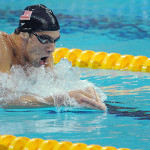 US swimmer Michael Phelps competes durin