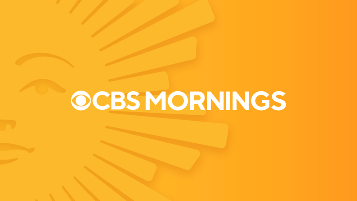 A photo of the CBS Mornings logo