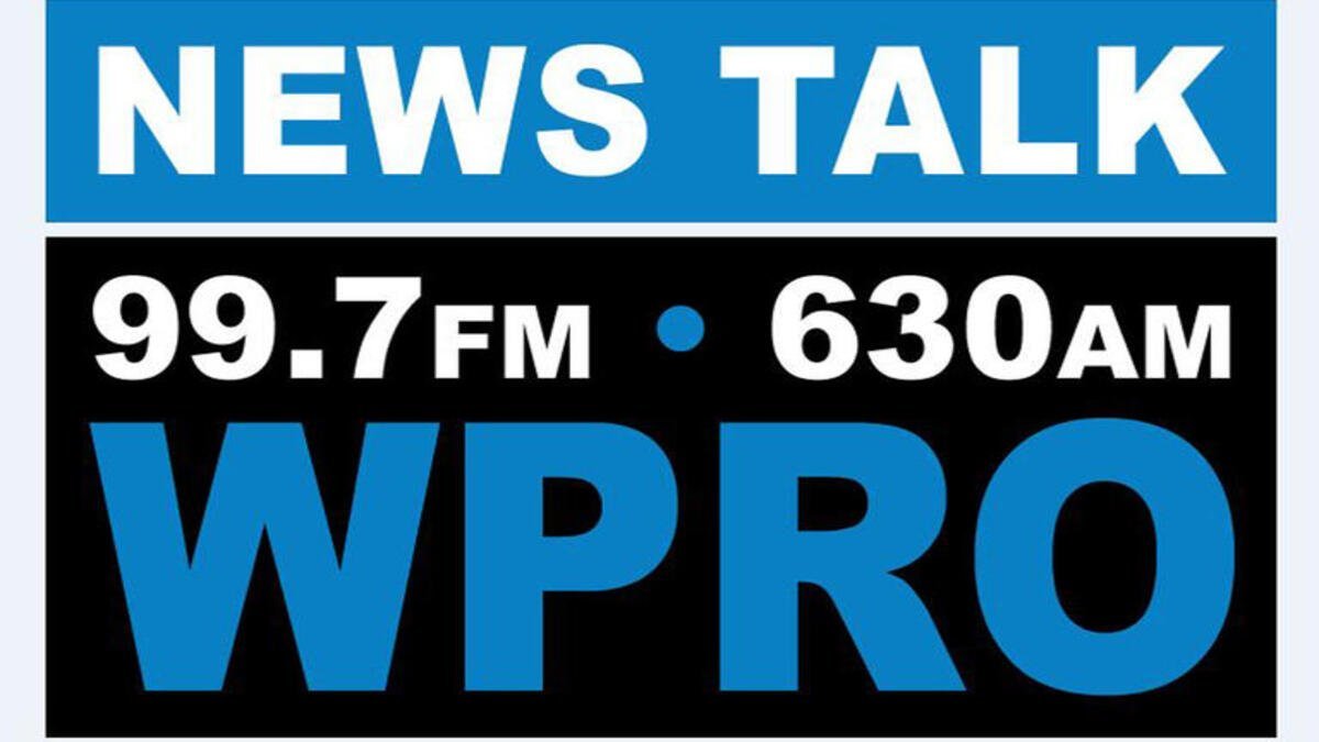 A photo of the WPRO logo