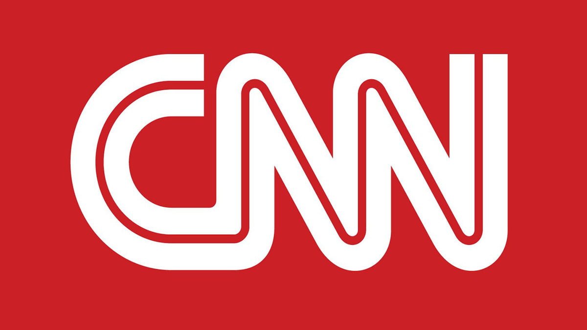 A photo of the CNN logo