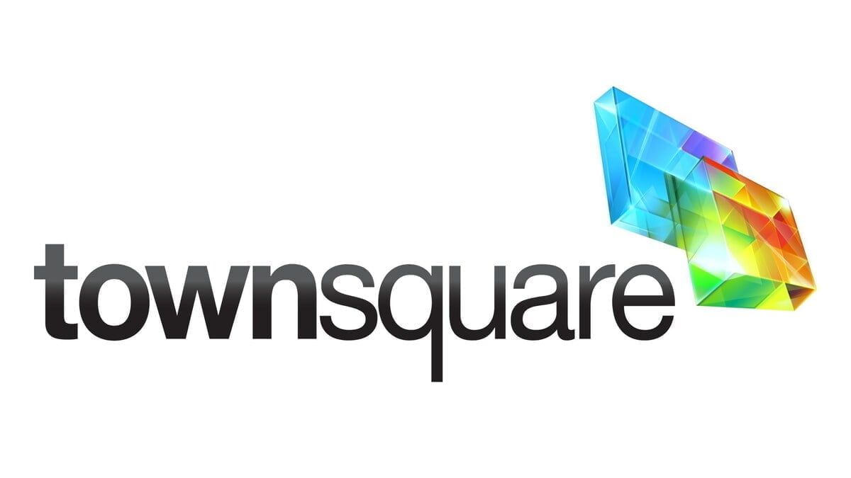 A photo of the Townsquare Media logo