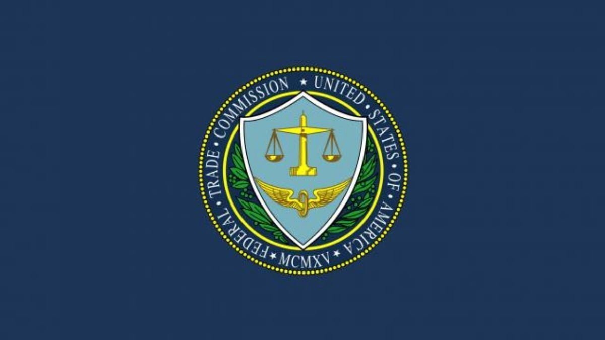 A photo of the FTC logo