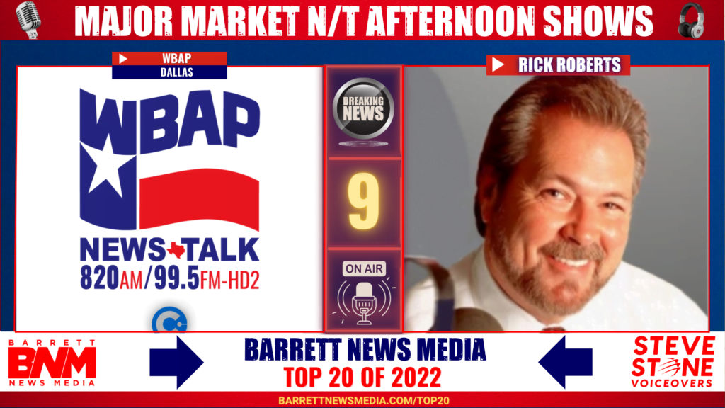 Major Market News/Talk Afternoon Shows 2022