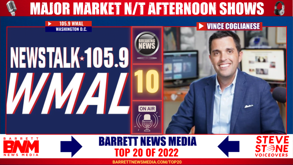 Major Market News/Talk Afternoon Shows 2022