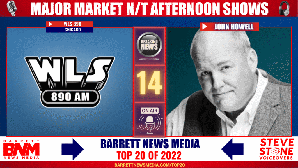 Major Market News/Talk Afternoon Shows 2022