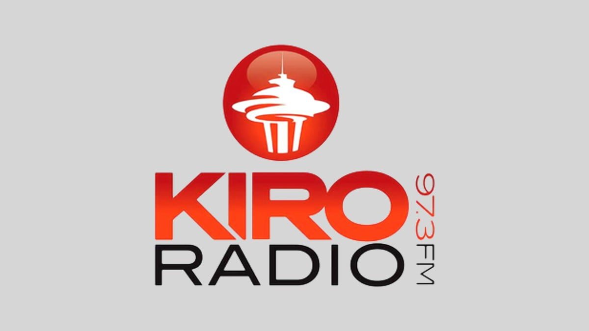 A photo of the KIRO logo