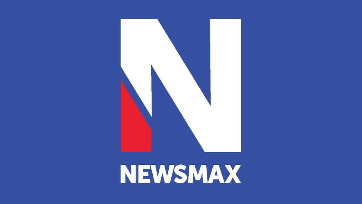 A photo of the Newsmax logo