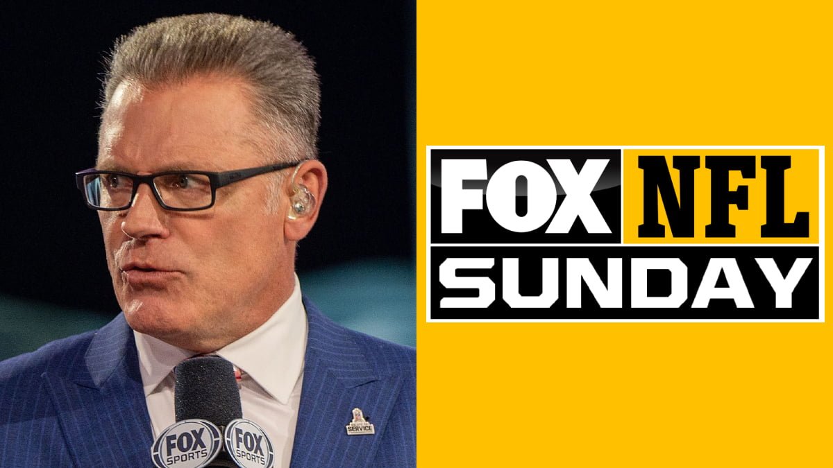 A photo of Howie Long and the FOX NFL Sunday logo