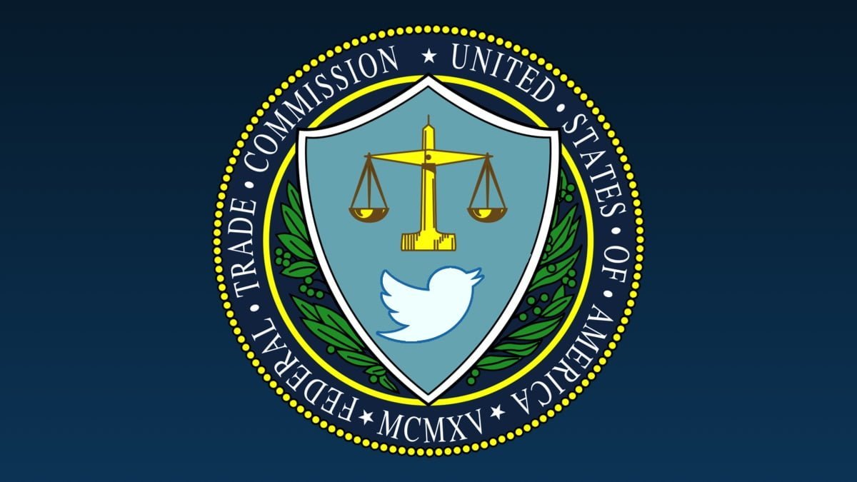 A photo of the FTC logo