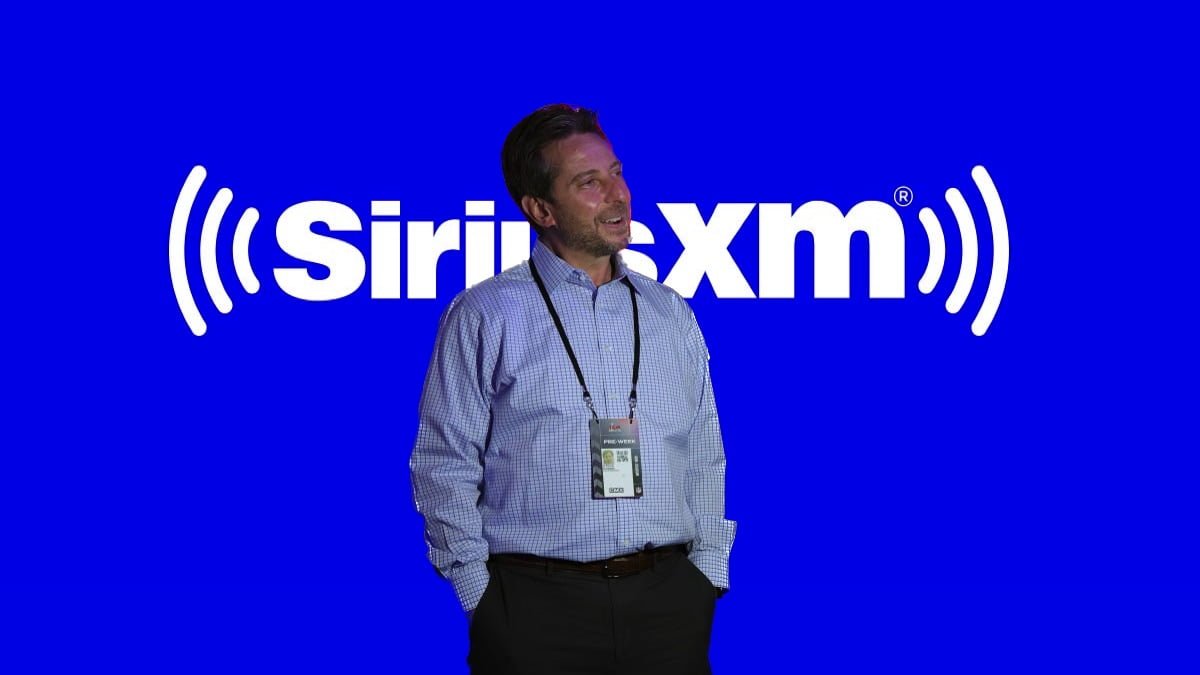 SiriusXM logo with Steve Cohen