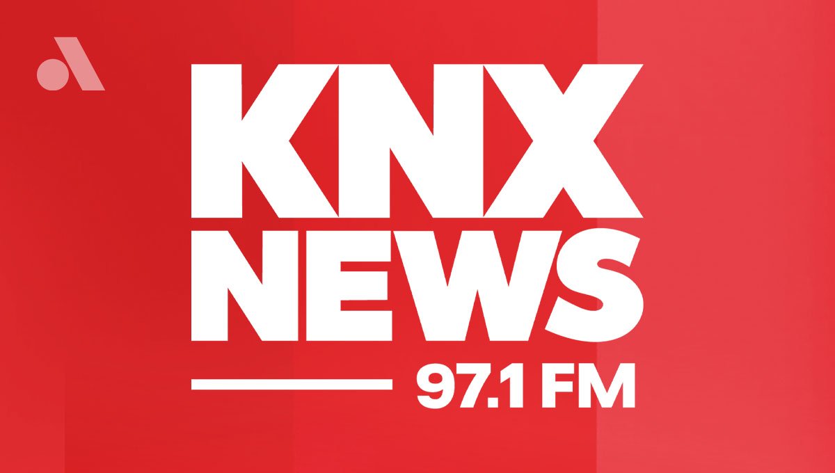 A photo of the KNX News logo