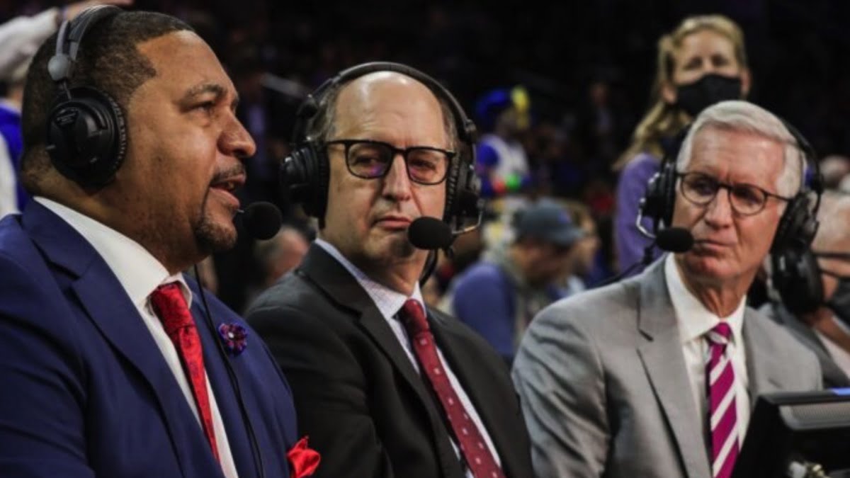 Mike Breen, Mark Jackson and Jeff Van Gundy