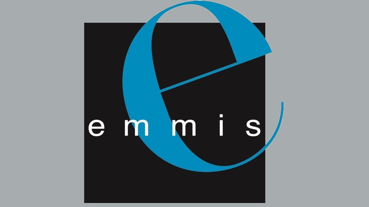 A photo of the Emmis logo