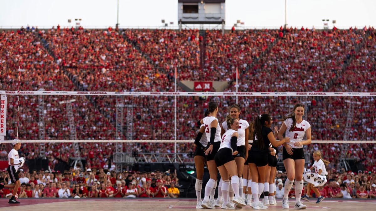 Nebraska Volleyball crowd