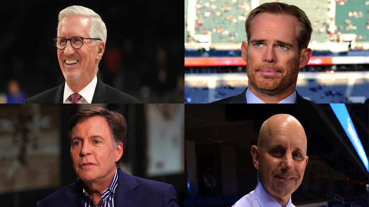 Mike Breen, Joe Buck, Bob Costas, and Sean McDonough