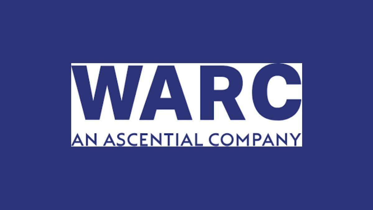 A photo of the WARC logo