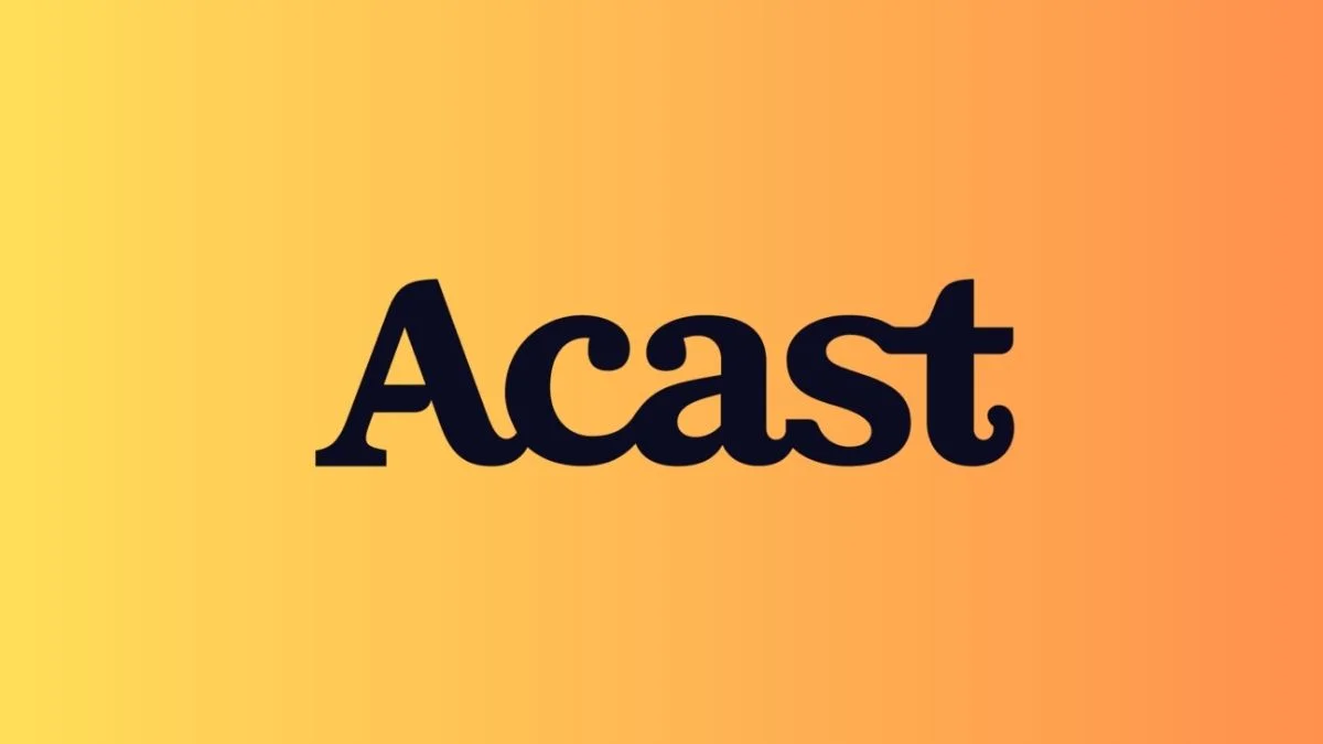 A photo of the Acast logo