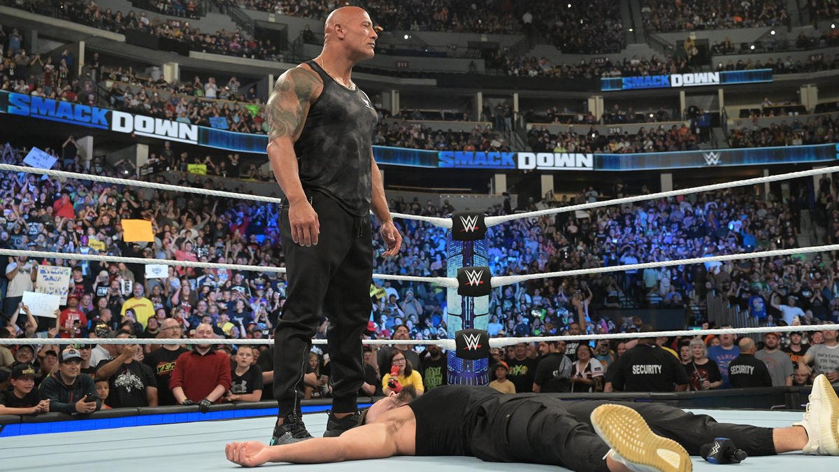 The Rock on Smackdown