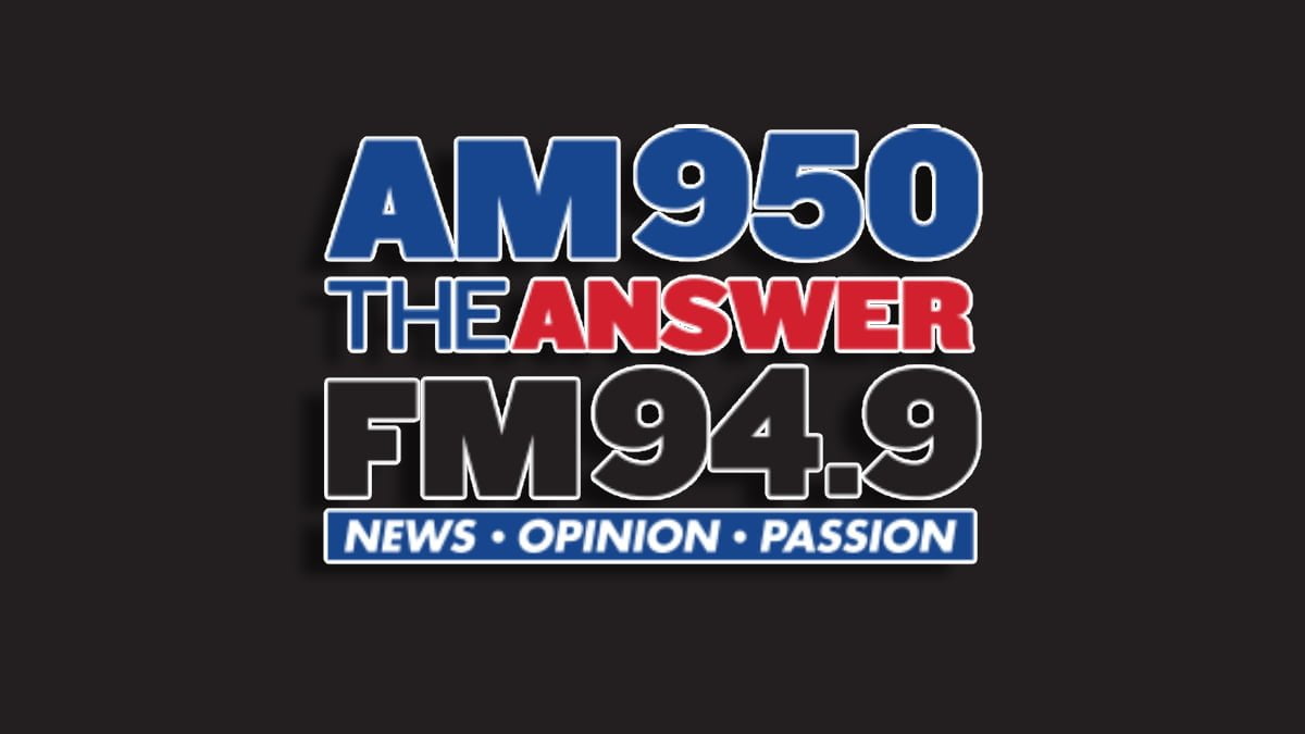 A photo of the AM 950 The Answer logo