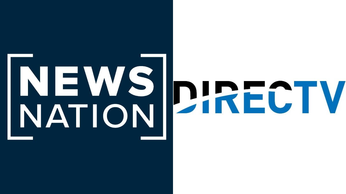 A photo of the NewsNation and DirecTV logos