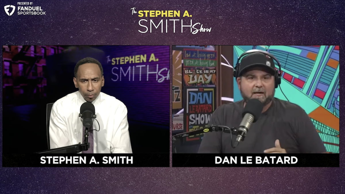 Stephen A. Smith with Dan Le Batard