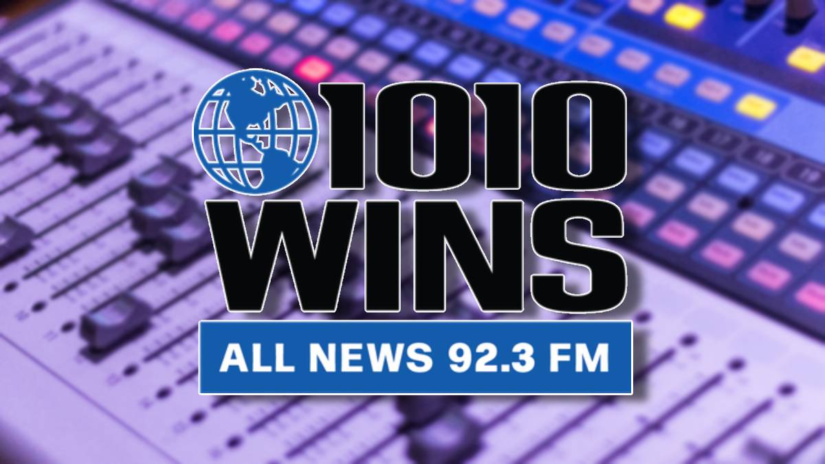 A photo of the 1010 WINS logo