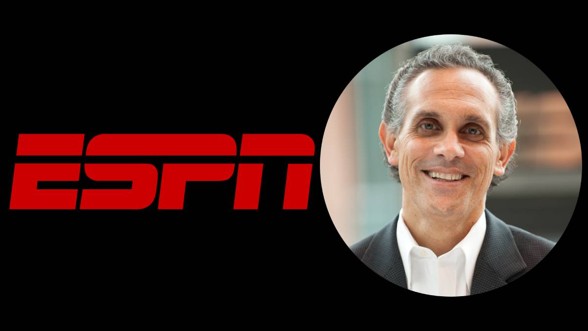 A photo of Chris LaPlaca and the ESPN logo