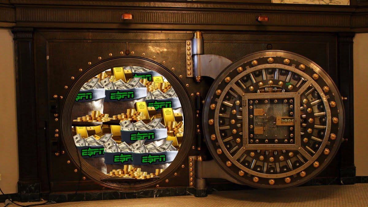 Vault filled with ESPN's money