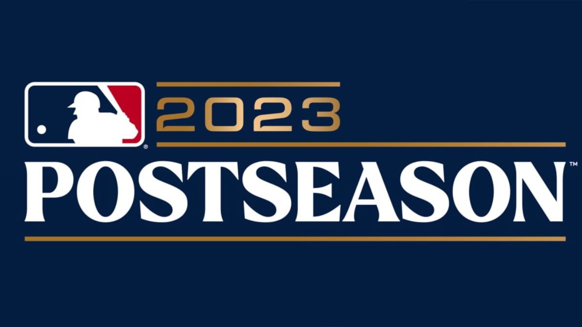 A photo of the MLB Postseason logo