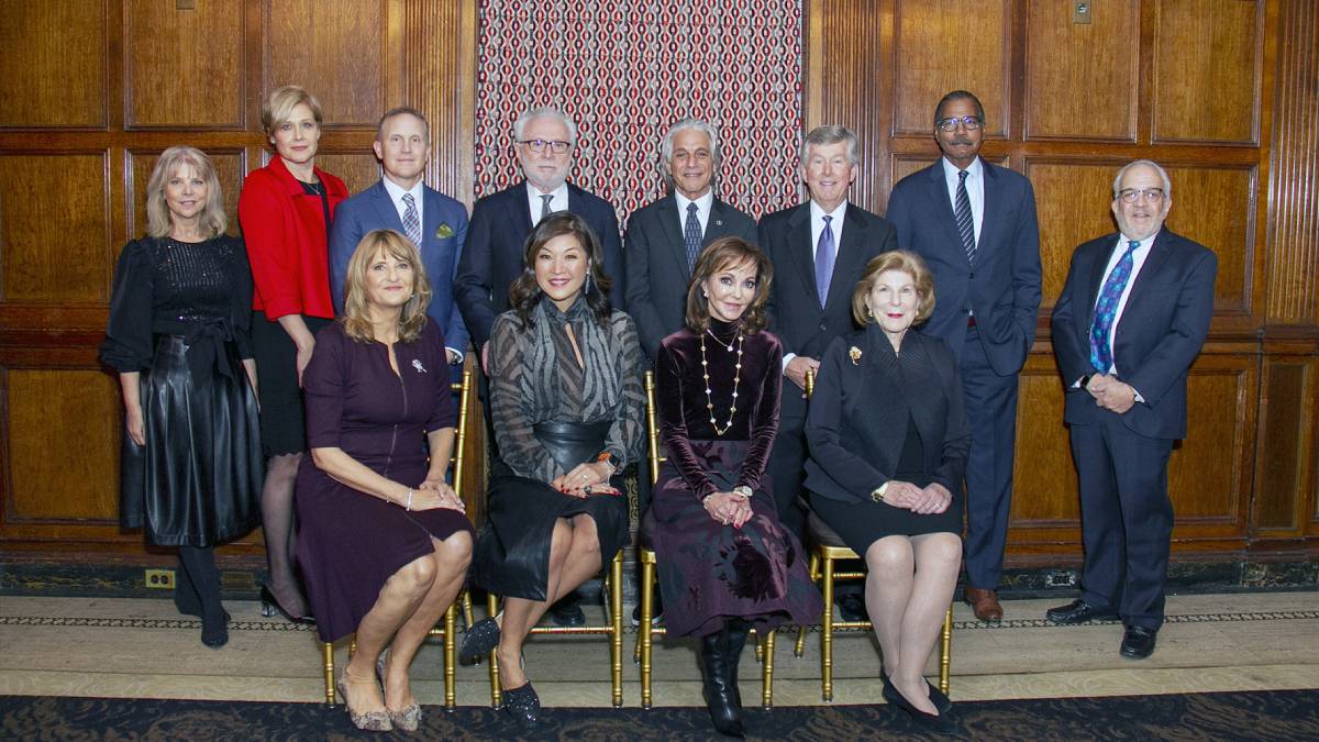 A photo of those honored at the 2023 Giants of Broadcasting Awards Ceremony