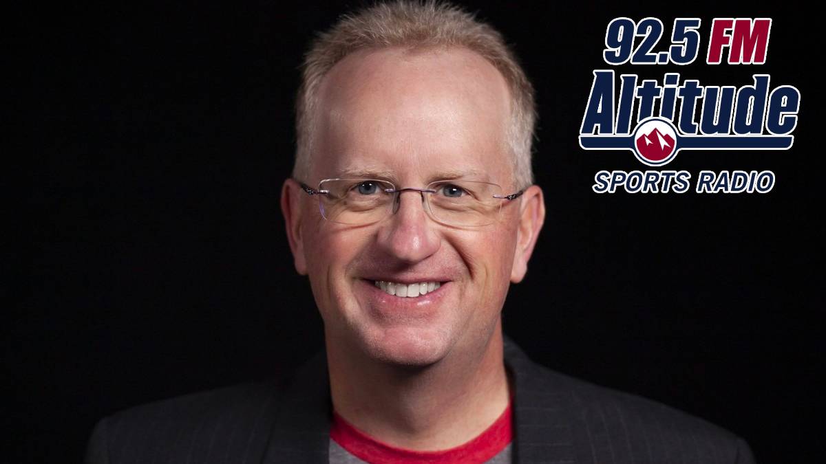 A photo of Darren McKee with the Altitude Sports Radio logo