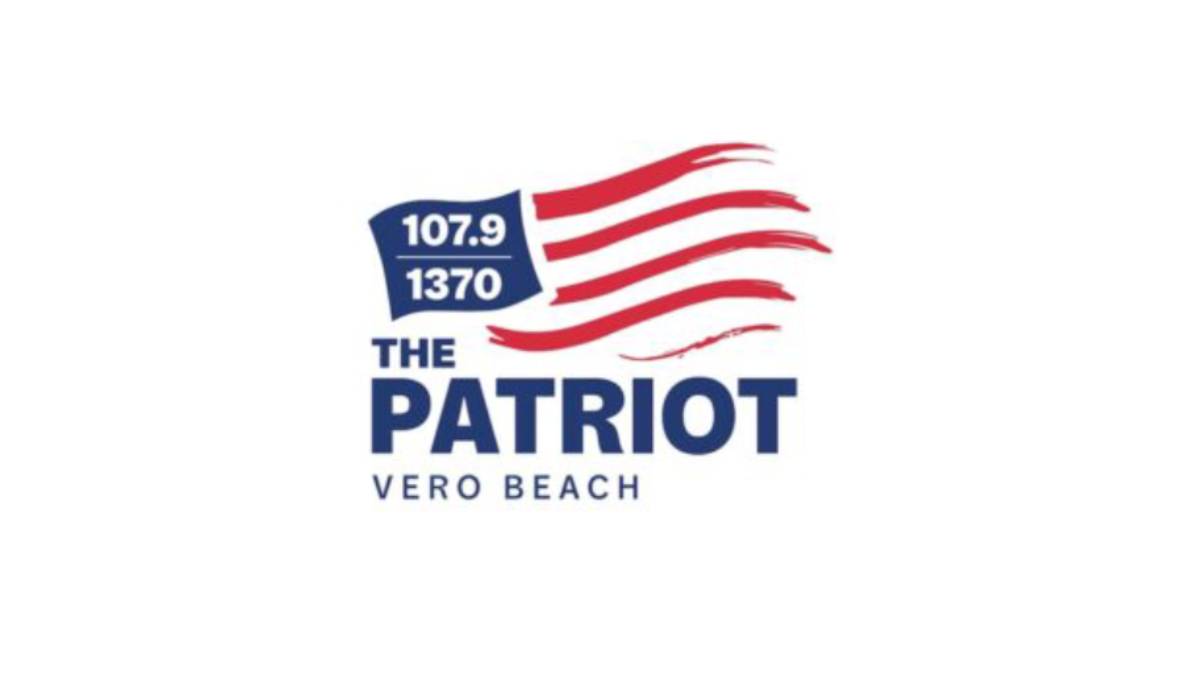 A photo of the 107.9/1370 The Patriot logo