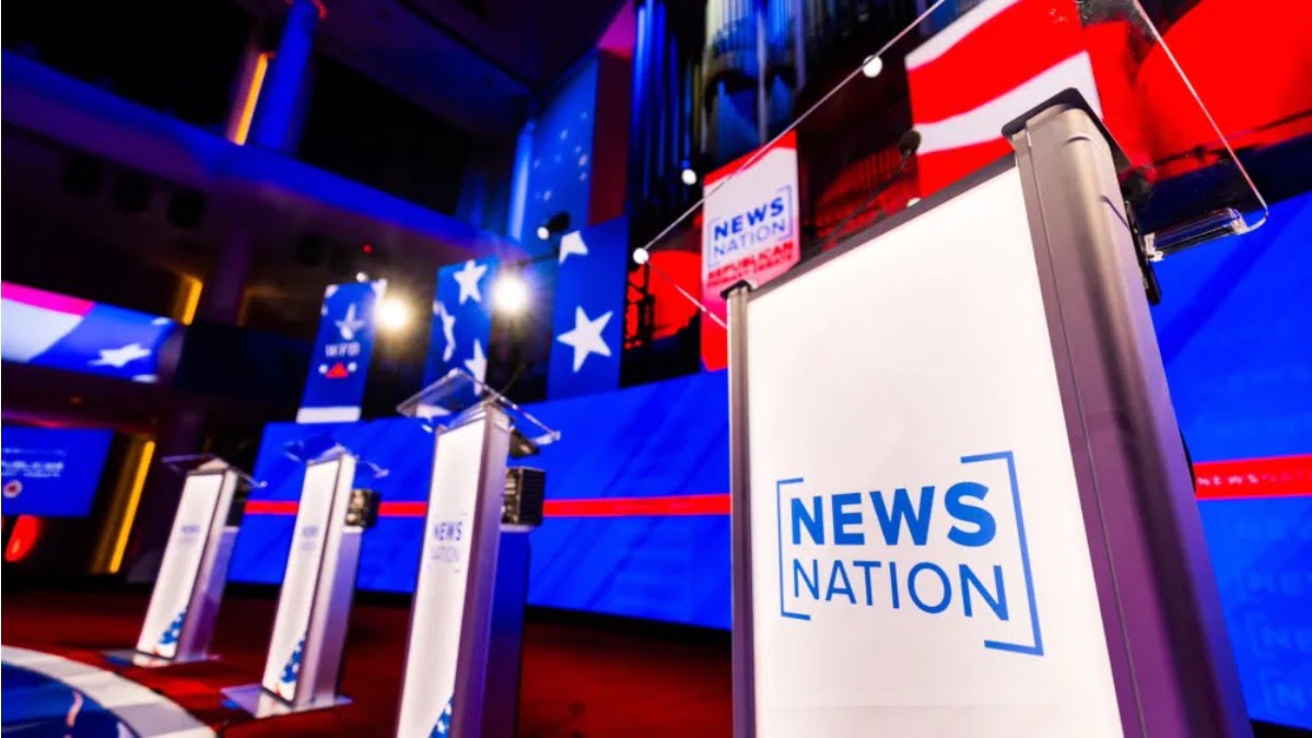 A photo of the NewsNation logo