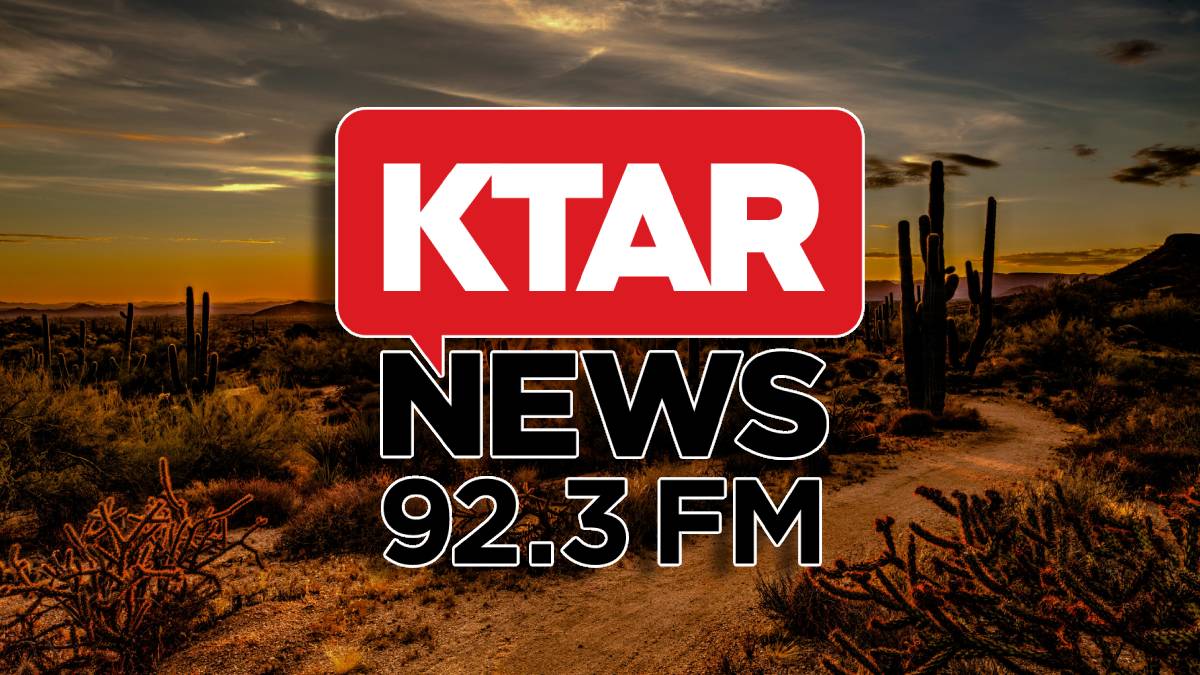 A photo of the KTAR News 92.3 logo