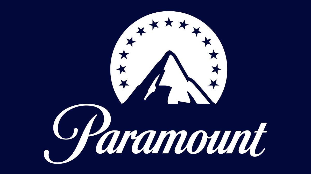 A photo of the Paramount logo