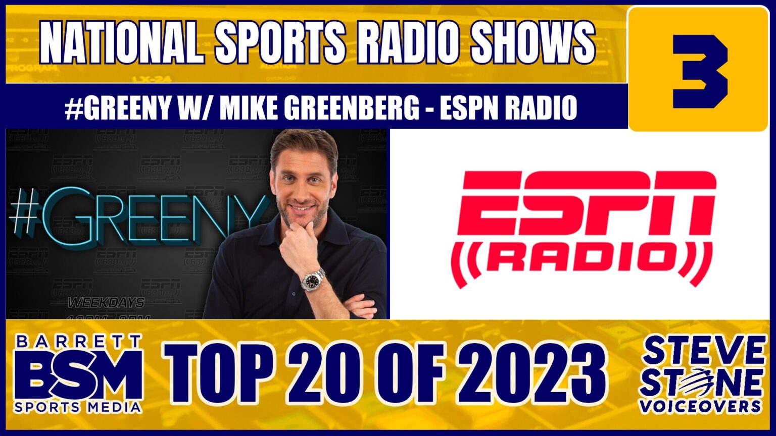 Barrett Sports Media’s Top 20 National Sports Radio Shows Of 2023 ...