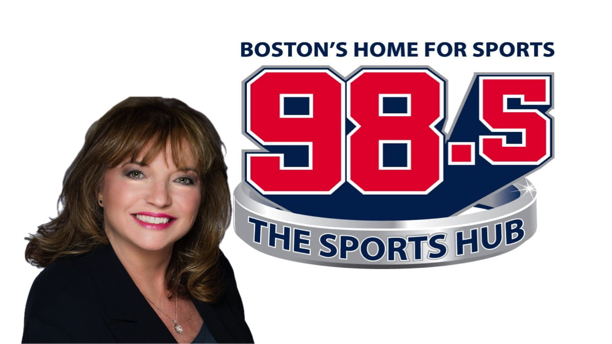 Mary Menna on 98.5 The Sports Hub logo