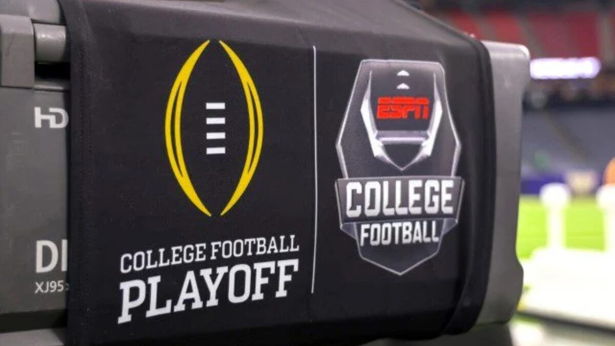 ESPN and College Football Playoff logos