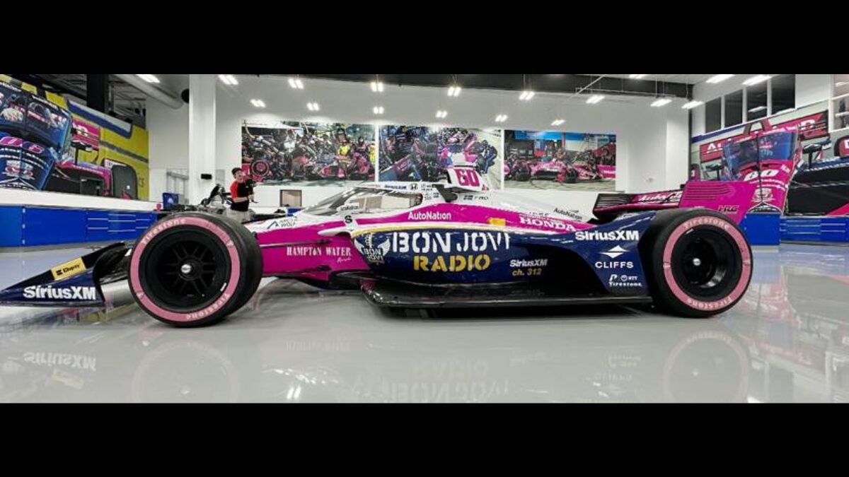 IndyCar featuring Bon Jovi channel logo from SiriusXM