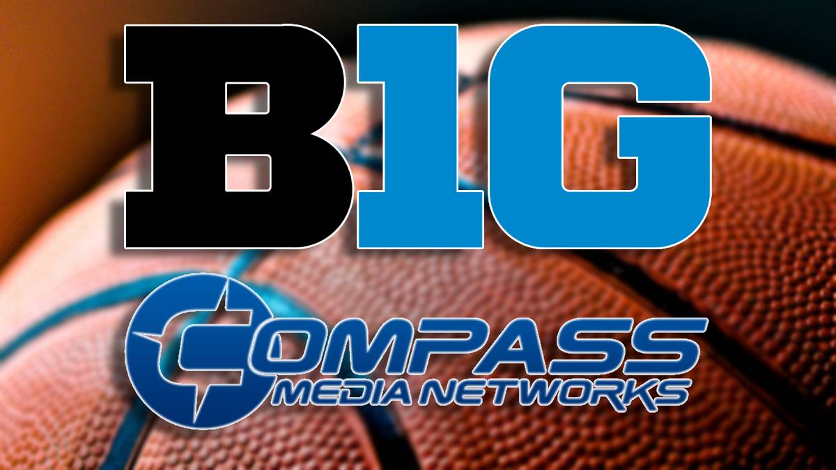 A photo of the Big Ten and Compass Media Networks logos