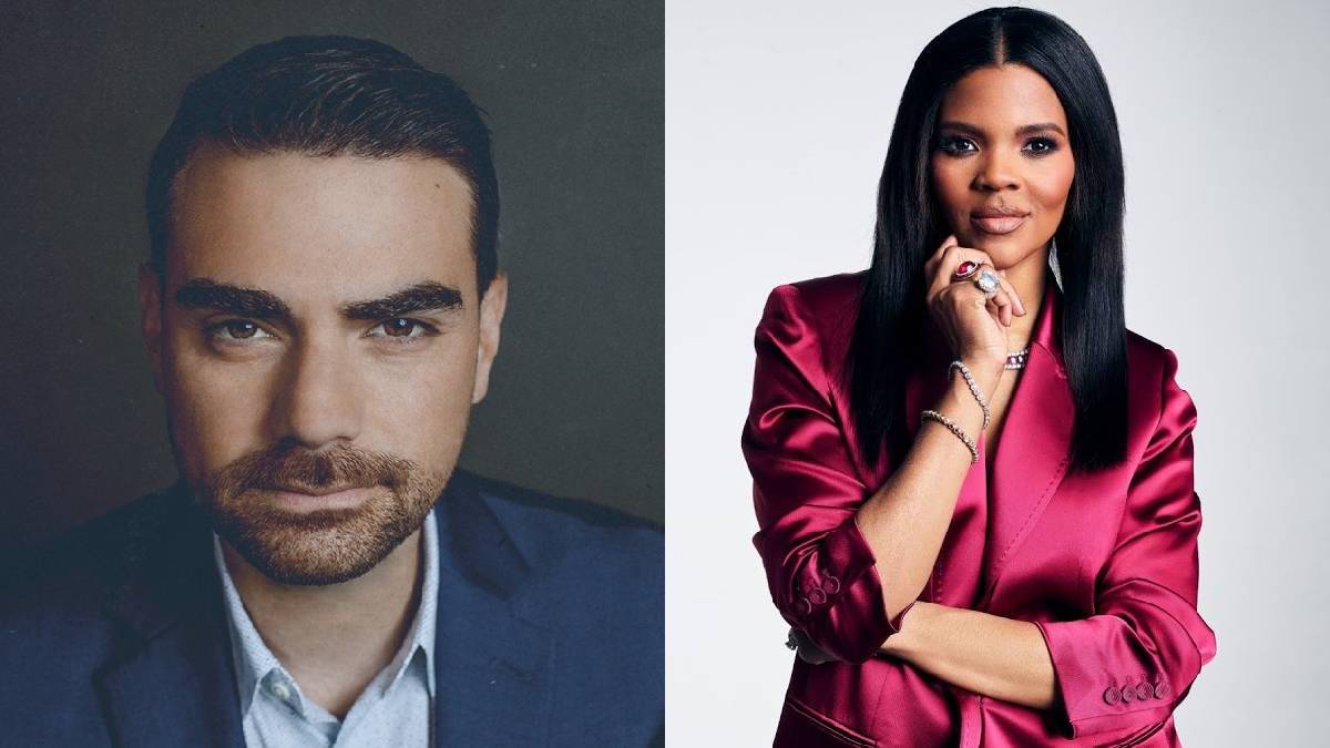 A photo of Ben Shapiro and Candance Owens