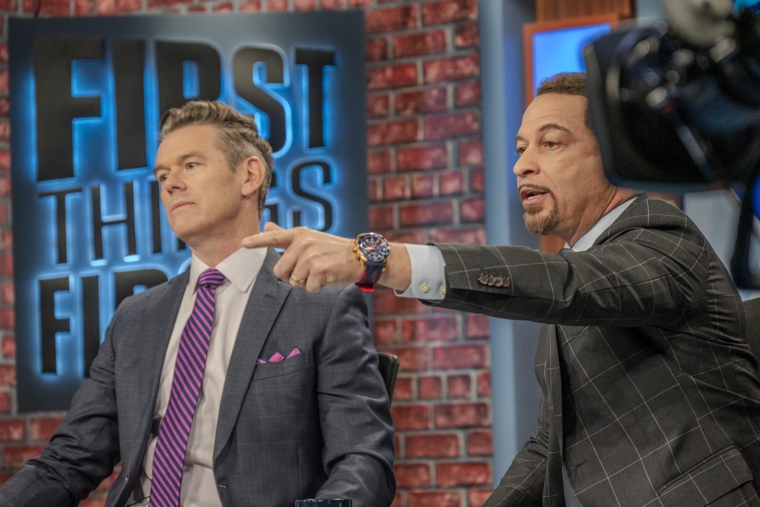 Kevin Wildes and Chris Broussard