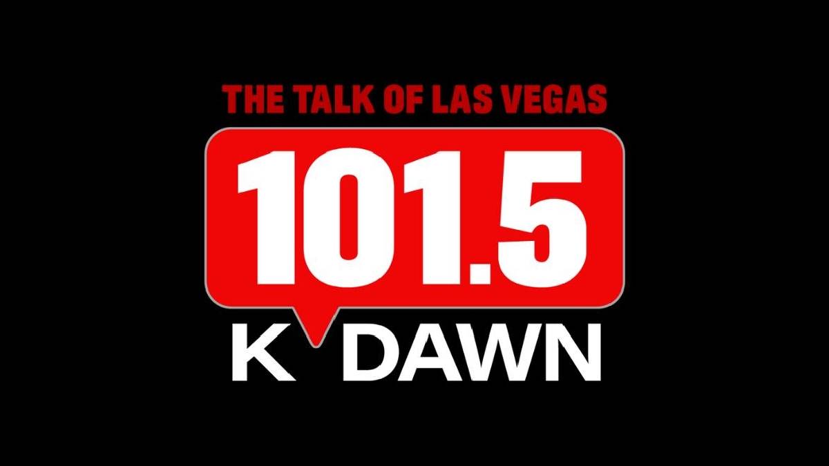 A photo of the KDWN logo