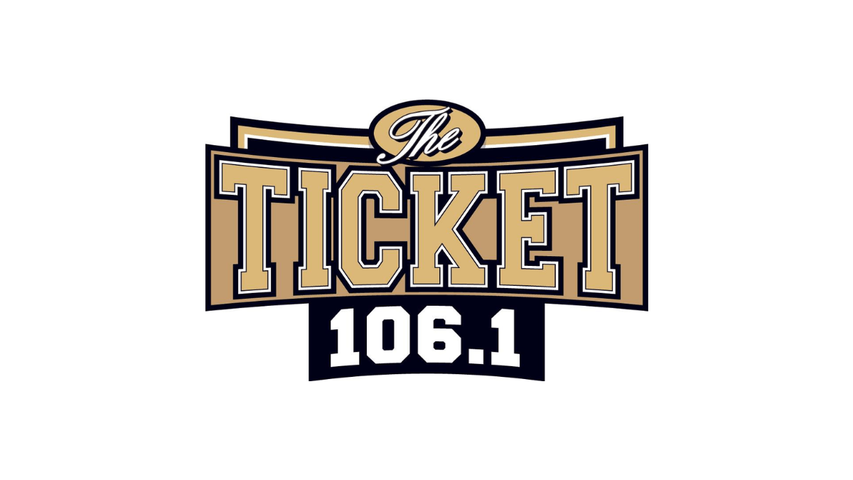 106.1 The Ticket logo