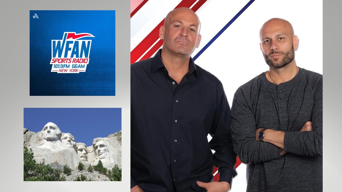 WFAN Hosts Brandon Tierney and Sal Licata Pick Mt. Rushmore of Station ...