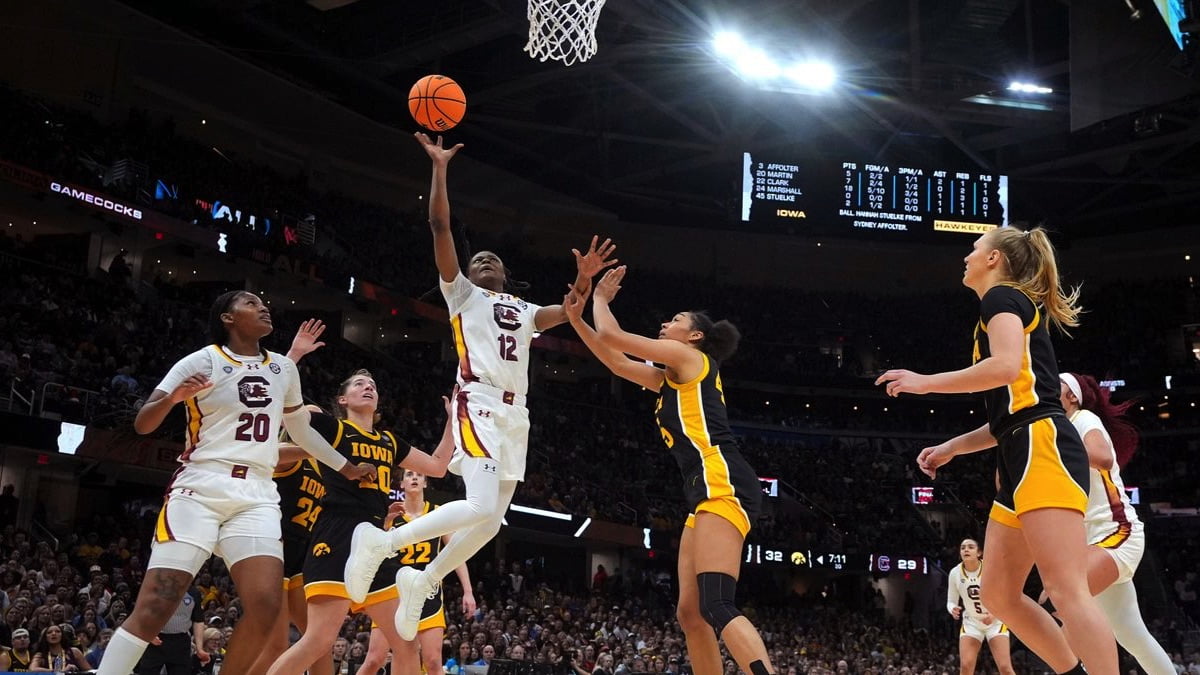 South Carolina defeats Iowa in NCAA Women's Championship game.