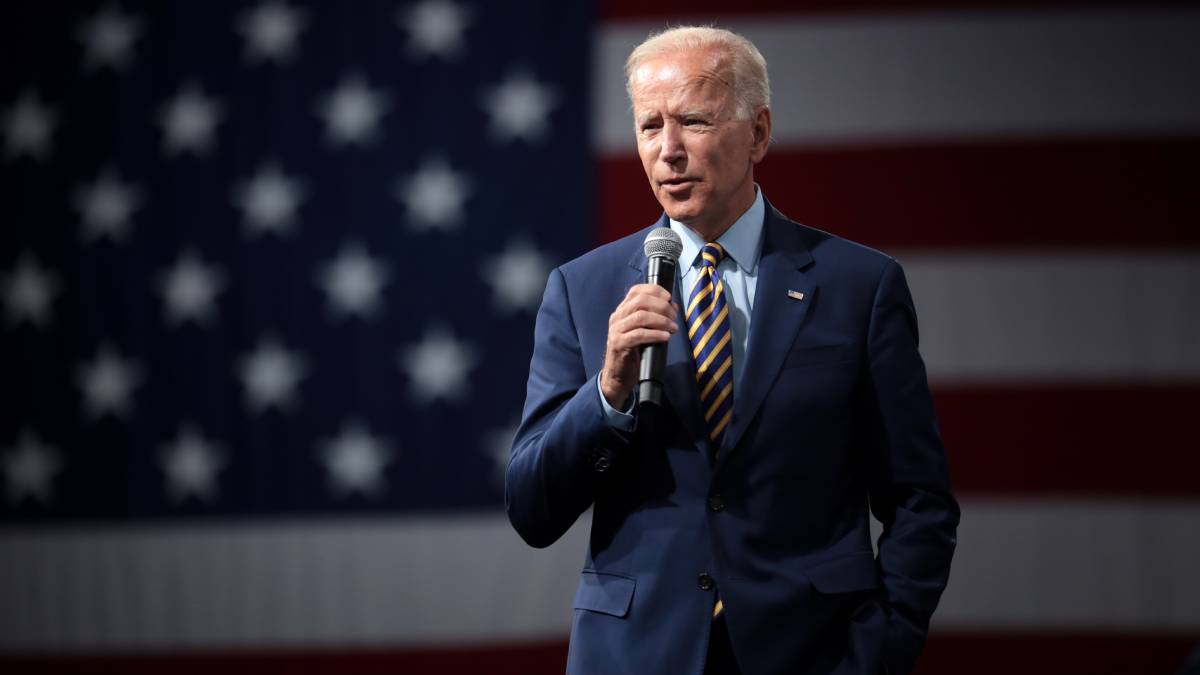 A photo of President Joe Biden