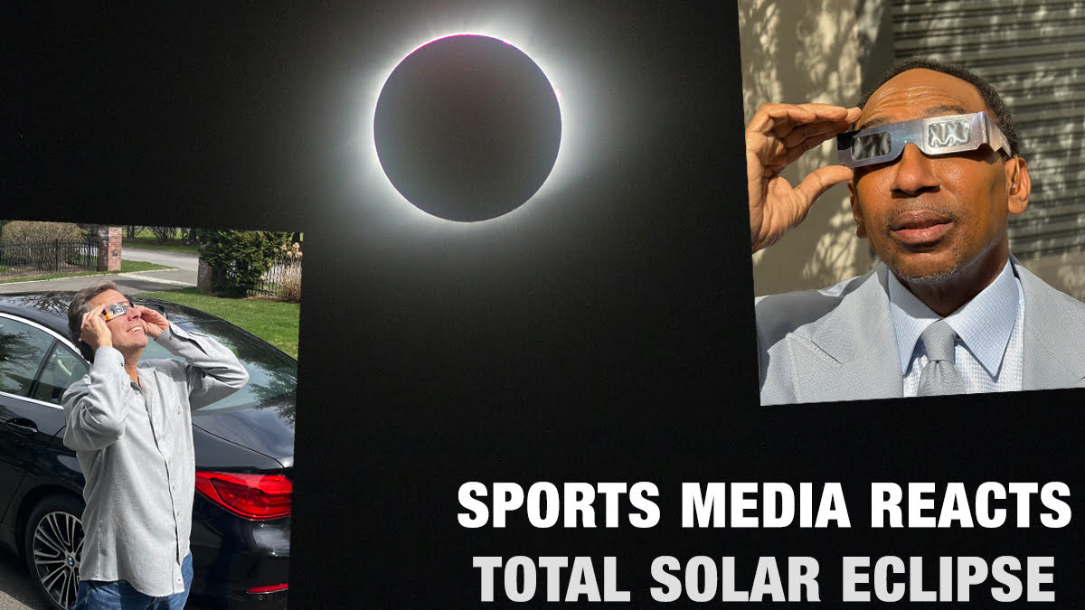 Sports Media Reacts Total Solar Eclipse 4.8.24