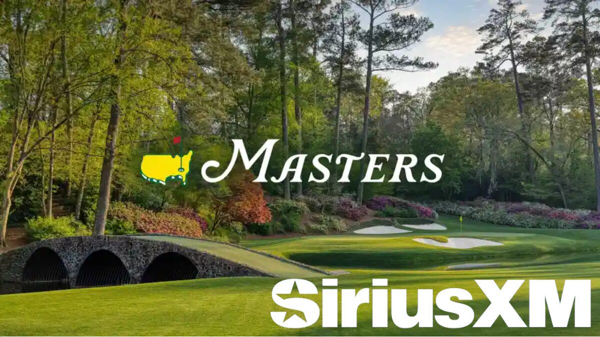 Graphic for Masters coverage on SiriusXM